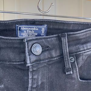 Abercrombie Black Distressed Jeans